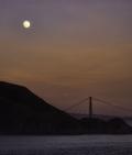 Full Moon Over the Golden Gate