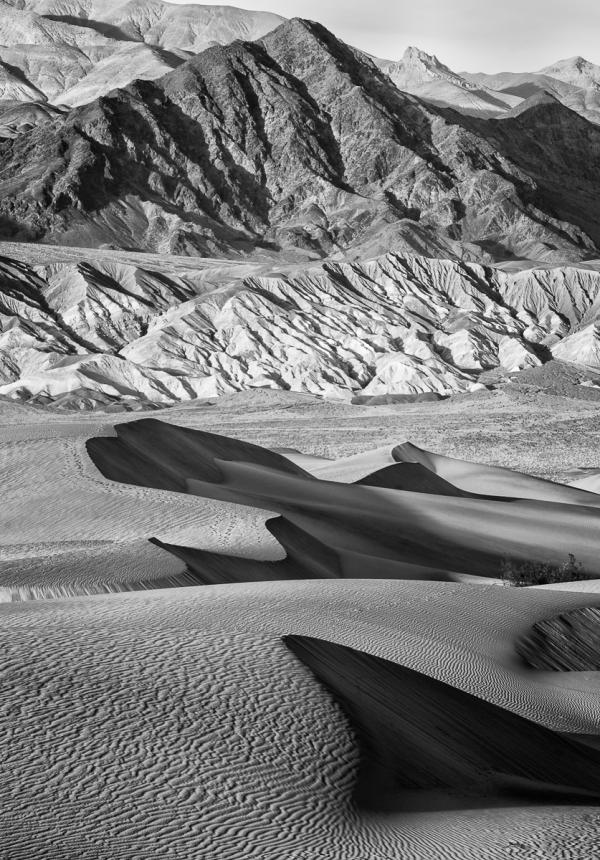 Mountains and dunes, Death Valley