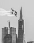 2015 Fleet Week, Blue Angeles Formation Flying over San Francisco.