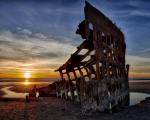 Sunset on Shipwreck