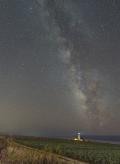 Milky Way Over Pigeon Point Lighthouse