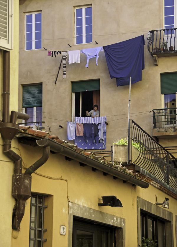 Laundry Day - Lucca, Italy