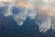 Reflection of clouds