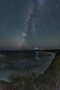 Milky Way with Pigeon Point Light House