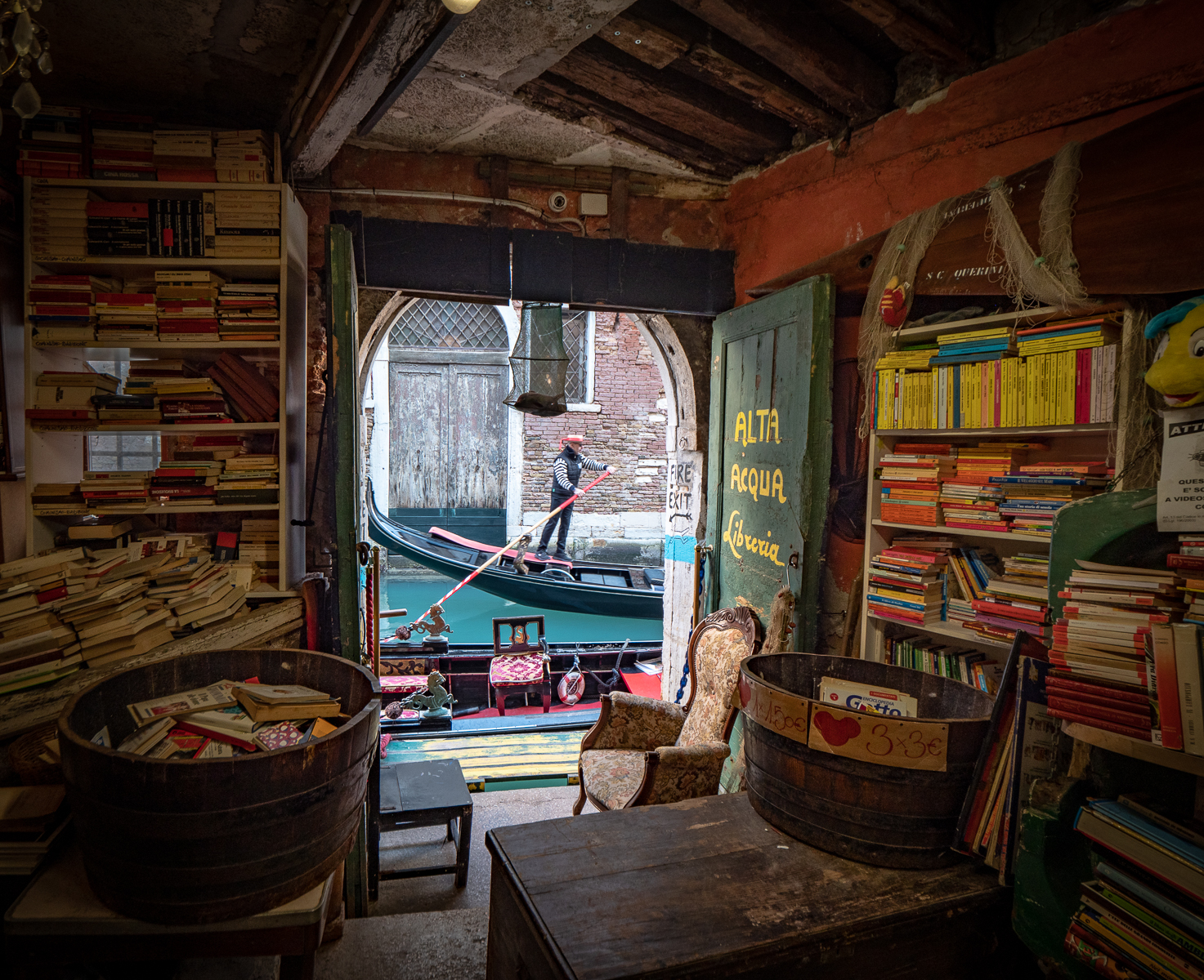 Old Bookstore in Venice