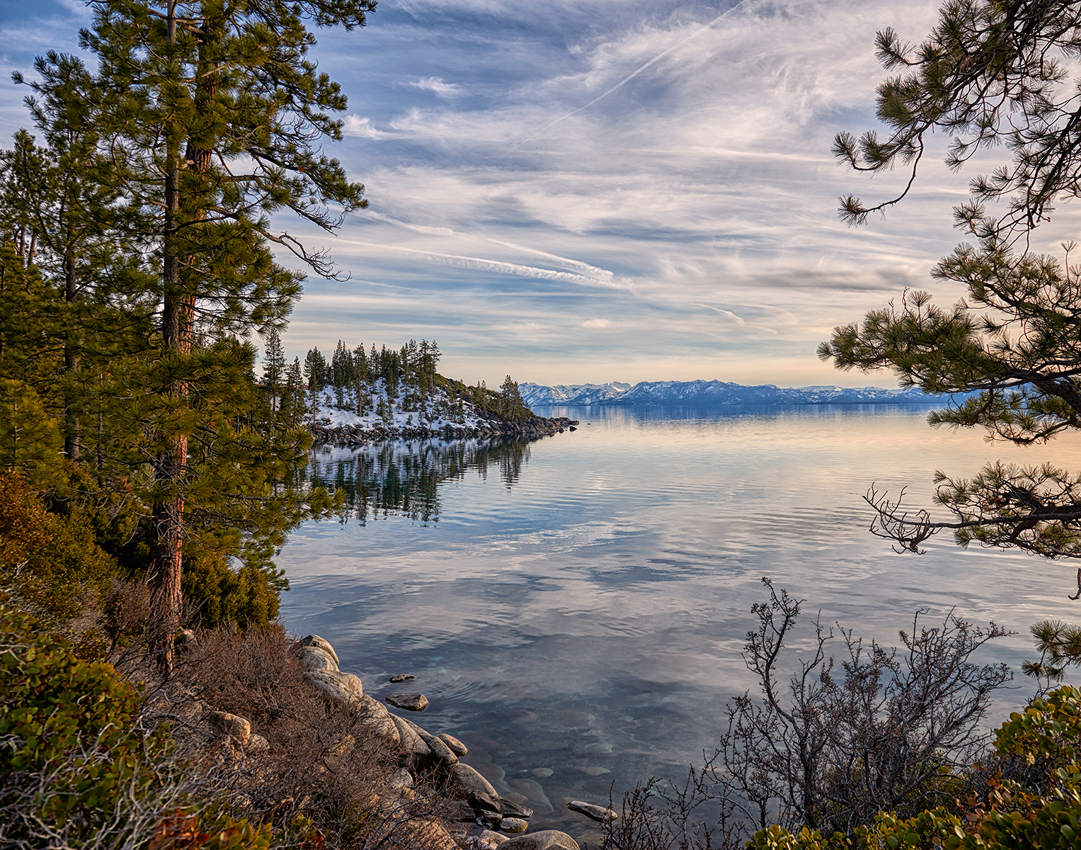 Lake Tahoe in Early Spring