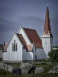 St. John's Anglican Church is an historic Carpenter Gothic style church built between 1893-1894.  Peggys Cove, Nova Scotia, Canada
