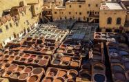 Chouara Tannery built in 11th century is the largest tannery in the city of Fes, Morocco