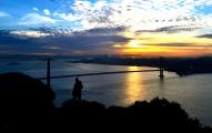 And Miles to go before I sleep  = = Golden Gate bridge from Marin Headlands