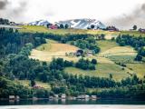 Summer Scene at Olden Lake, Norway