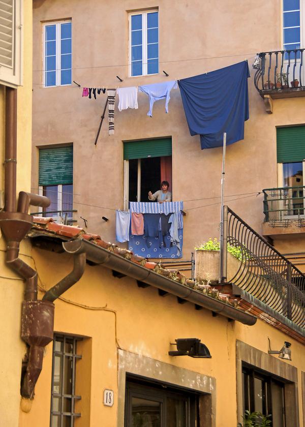 Laundry Day, Lucca, Italy