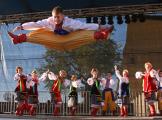Energetic Ukrainian Dancers in Action at San Mateo Fair