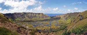 Rano Kau Crater, Orango, Easter Islands
