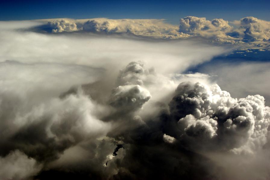 View of Clouds from above