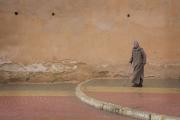Morocco man walking