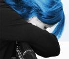 A Blue Haired Young Lady