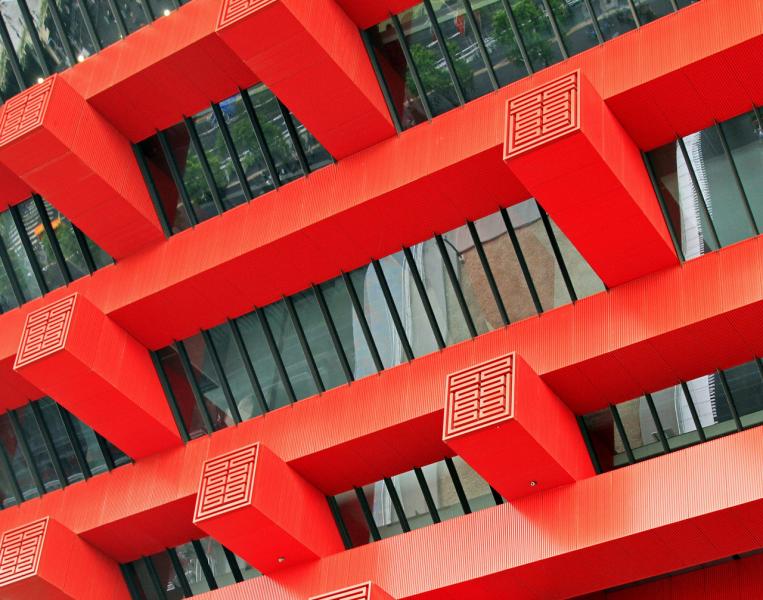 Facade -  Chinese Pavillion at Expo 2010, Shanghai